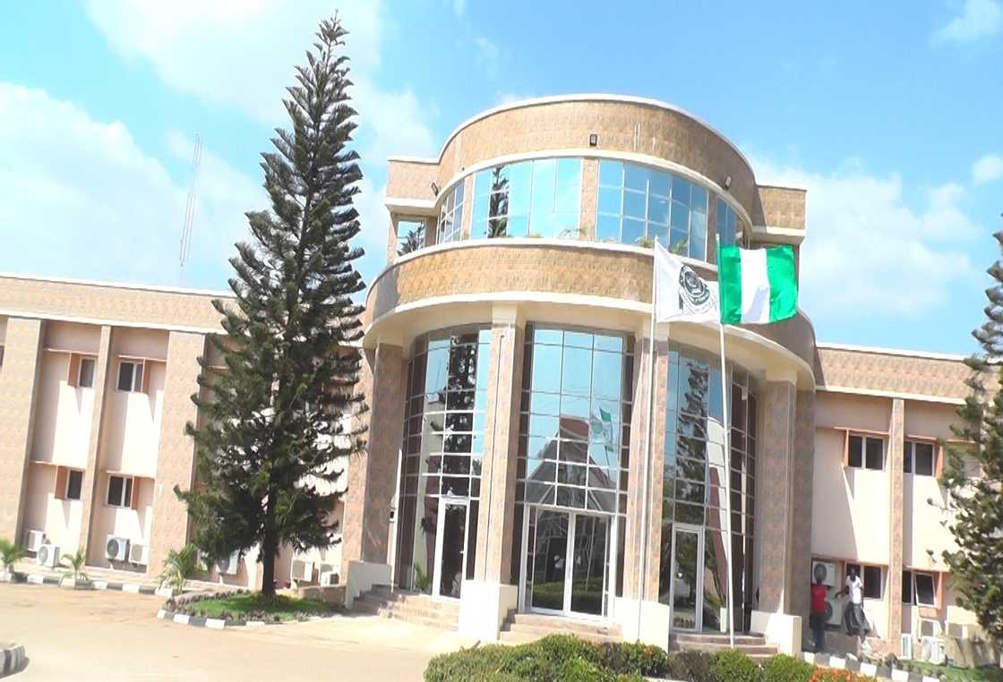 Front view of new JAMB office in Lagos Front view of new JAMB office in Lagos