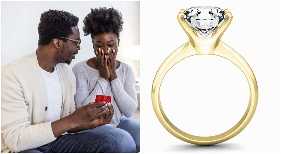 Photos of man proposing to his woman with an engagement ring. Photos of man proposing to his woman with an engagement ring.