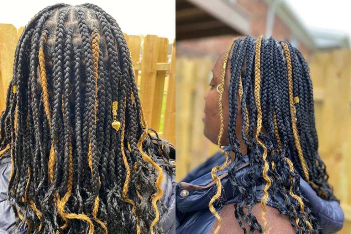 goddess braids styles