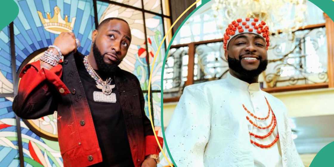 Davido in traditional outfit