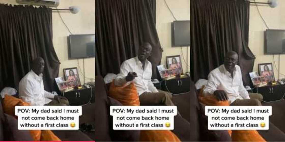 Funny Father Asks Daughter Not to Come Back Home from School Without a First class