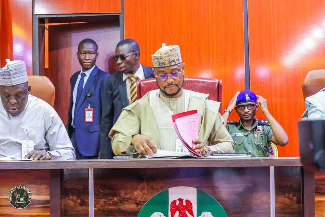 Gwamna Dauda Lawal na jihar Zamfara. Gwamna Dauda Lawal na jihar Zamfara.