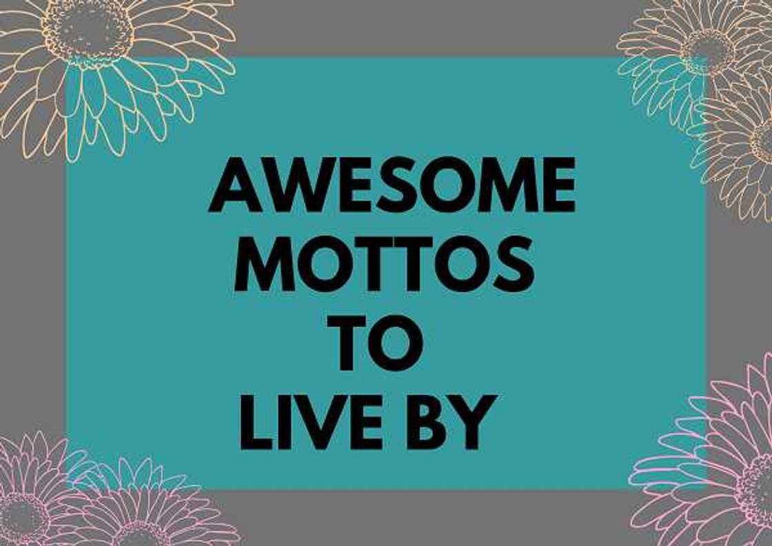 Inspirational mottos Inspirational mottos