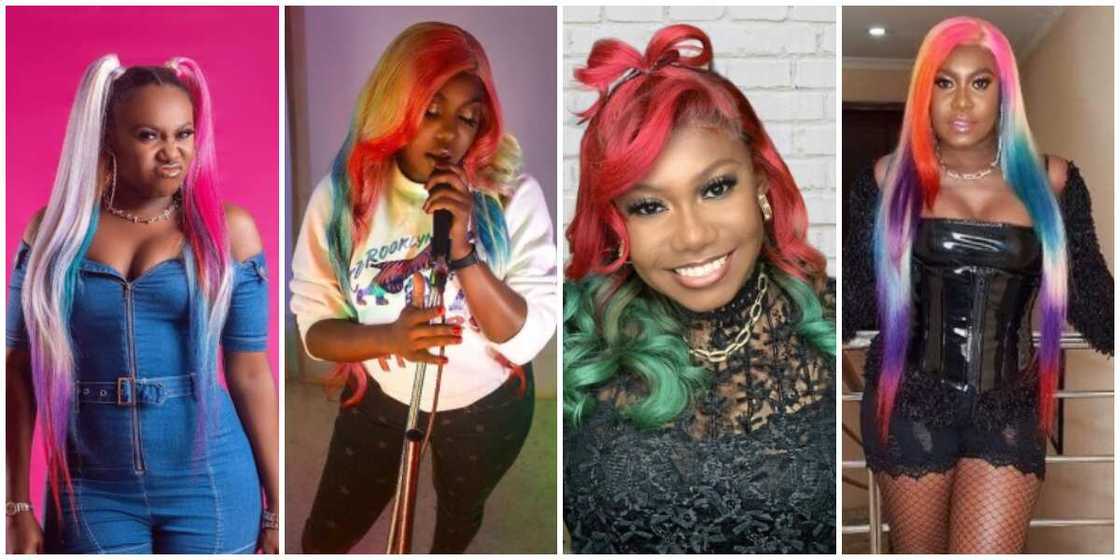 Photos of Niniola rocking different hair colours. Photos of Niniola rocking different hair colours.
