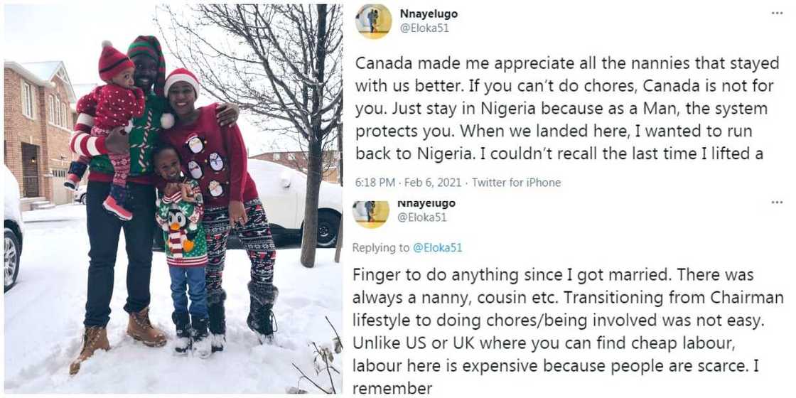 Nigeria man lists the Nigerians that cannot live in Canada, says he almost left Canada for Nigeria