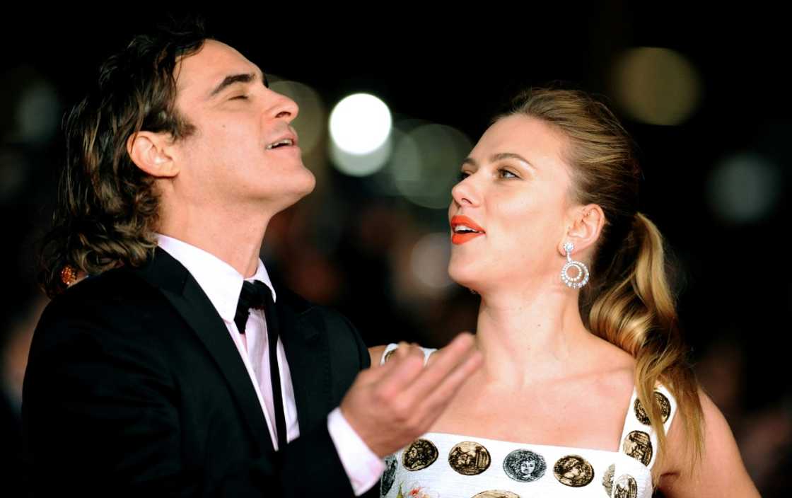 Actors Scarlett Johansson (R) and Joaquin Phoenix starred in the 2013 fiction film 'Her', in which a man falls in love with a human sounding AI assistant