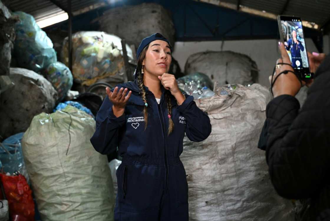 Sara Samanieg has become an unofficial spokeswoman for the 74,000 people who rummage through the garbage of Latin America's fourth-biggest economy every day