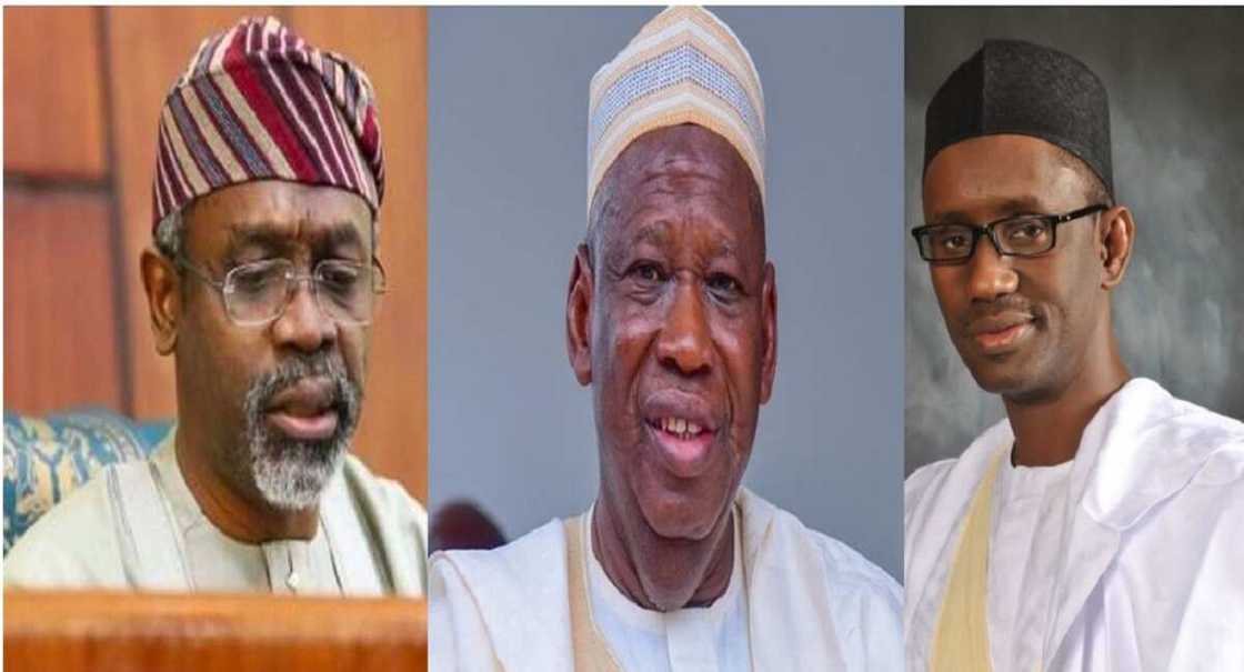 Femi, Ganduje, Ribadu Femi, Ganduje, Ribadu