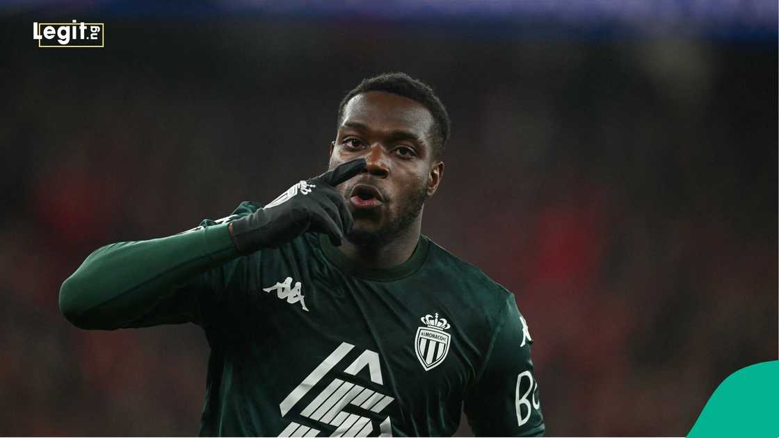 George Ilenikhena, UEFA Champions League, Benfica, Monaco, Luz stadium, Lisbon. George Ilenikhena, UEFA Champions League, Benfica, Monaco, Luz stadium, Lisbon.