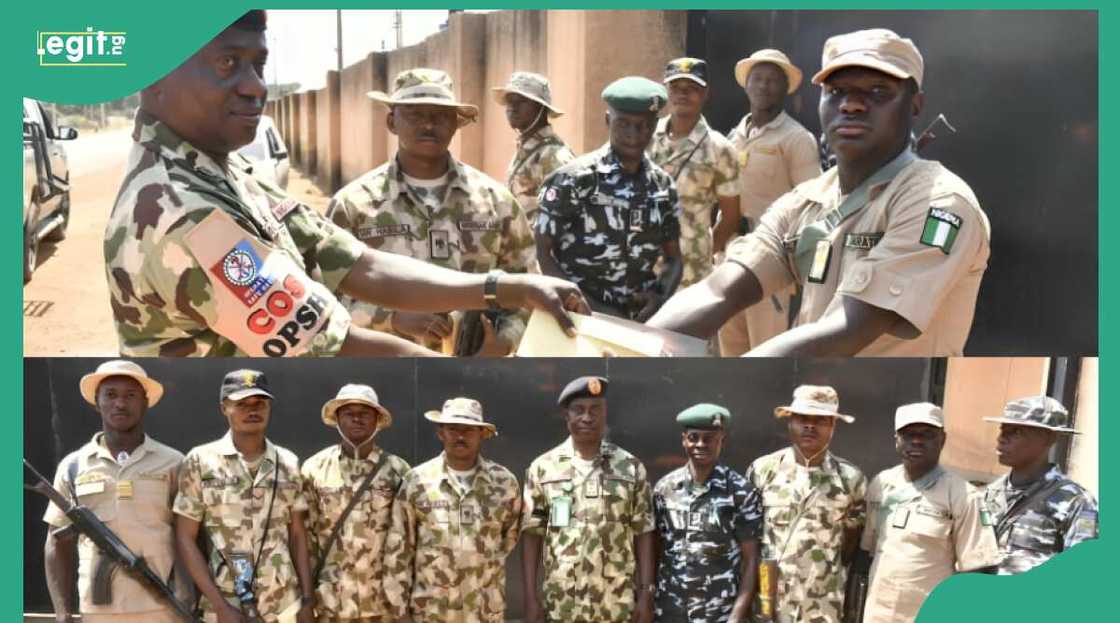 The Nigerian Army has recongnised some of its personnel for their ethical conduct The Nigerian Army has recongnised some of its personnel for their ethical conduct