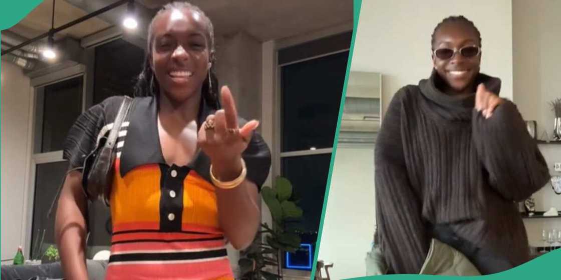 The Super Falcons star showed her dance steps The Super Falcons star showed her dance steps