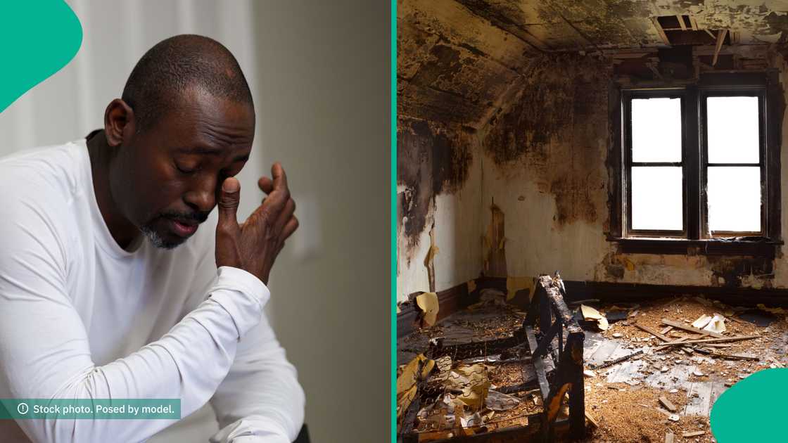 Man Who Lost His 3-bedroom Flat to Fire Gets Help From Fellow Landlords to Rebuild House, Many React