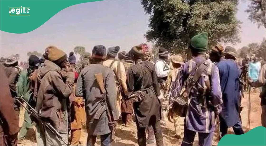 Wasu 'yan bindiga a Najeriya Wasu 'yan bindiga a Najeriya