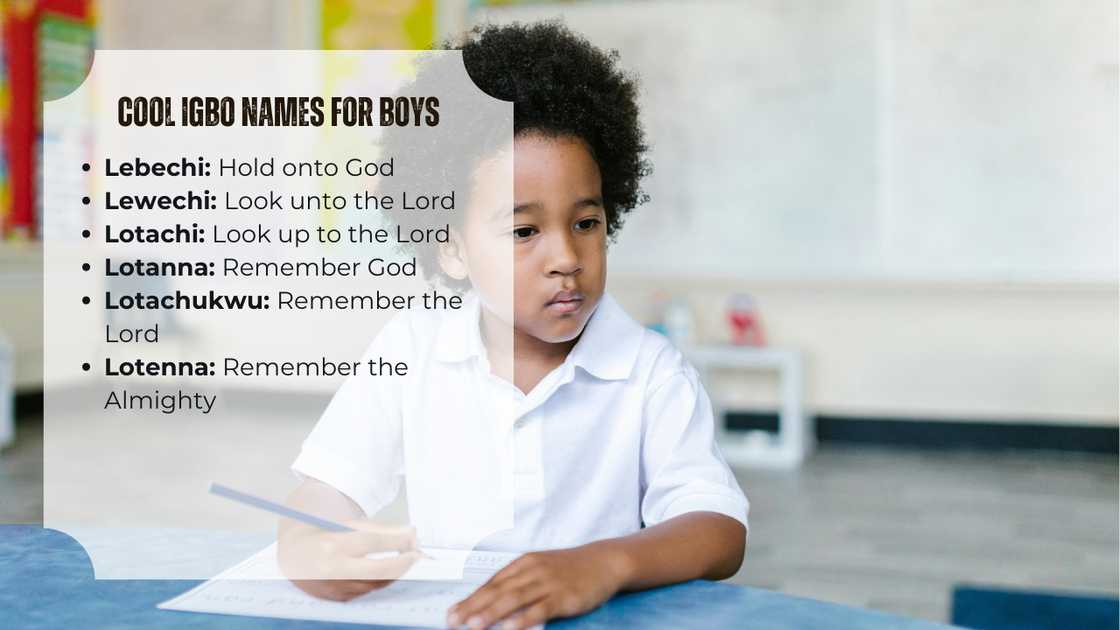 Igbo names for boys