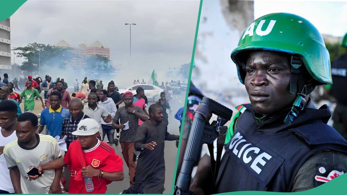 October 1: Police teargas Abuja protesters