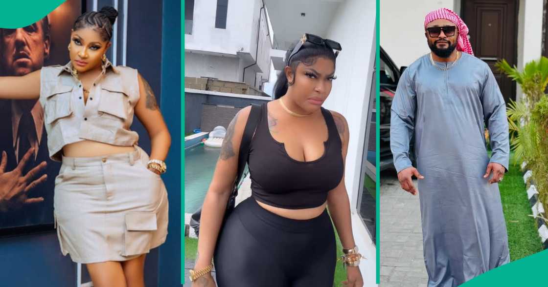 Angela Okorie responds to her ex-boyfriend's shocking accusations as she claimed he tried to dupe her. Angela Okorie responds to her ex-boyfriend's shocking accusations as she claimed he tried to dupe her.