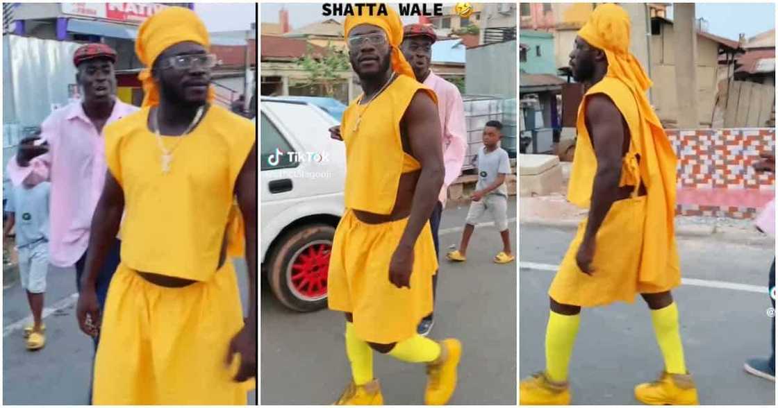 Ras Nene in yellow Outfit