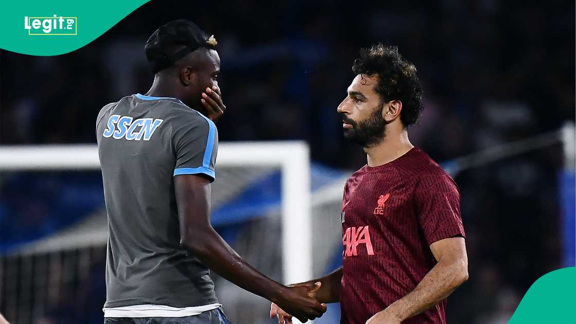 Victor Osimhen, Mohamed Salah, Napoli, Liverpool, UEFA Champions League.