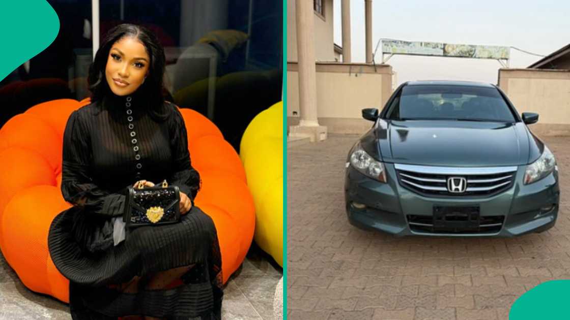 Tonto Dikeh buys car for fan. Tonto Dikeh buys car for fan.