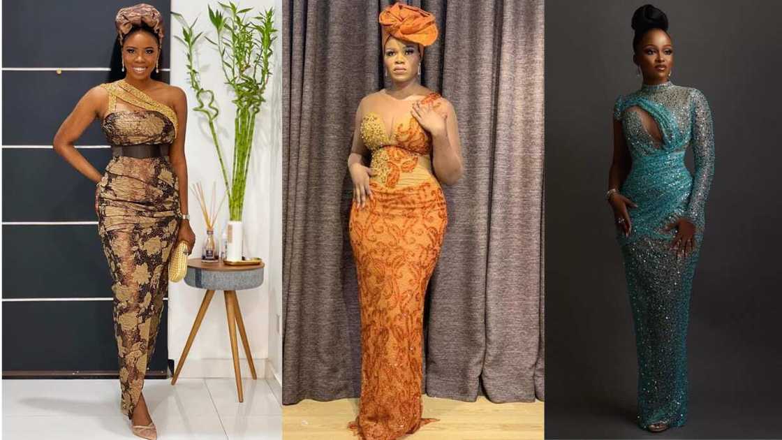 50 latest Nigerian lace styles and designs in 2024 photos Legit.ng