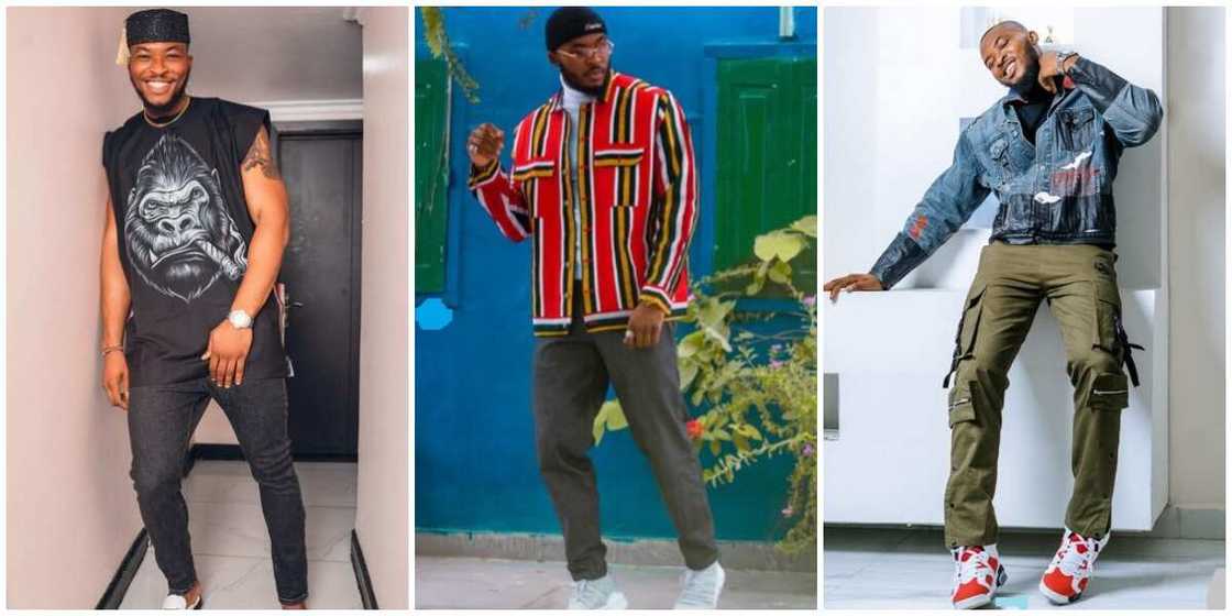 Photos of BBNaija star Eric. Photos of BBNaija star Eric.