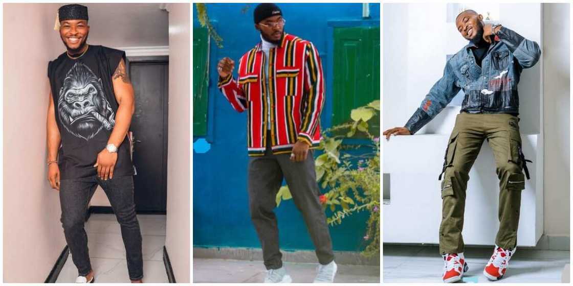 Photos of BBNaija star Eric.