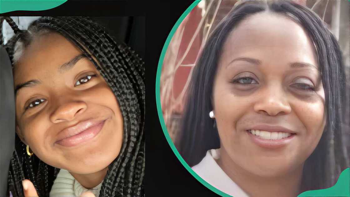 Amirah Watson (L) and her kidnapper Tynesha Brooks (R) Amirah Watson (L) and her kidnapper Tynesha Brooks (R)