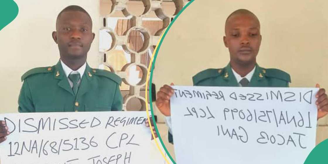 Army dismisses 2 soldiers for ‘stealing’ at Dangote Refinery Army dismisses 2 soldiers for ‘stealing’ at Dangote Refinery