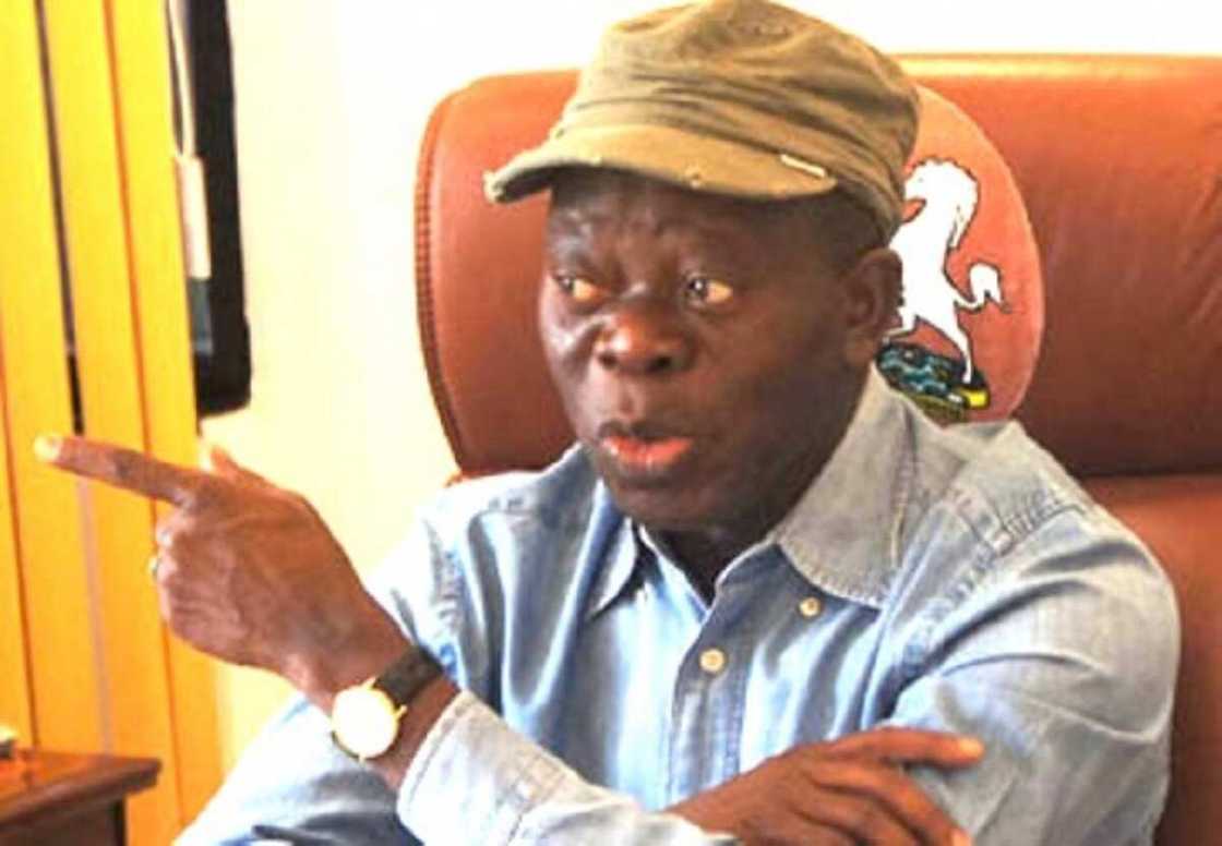 Zaben Edo: Oshiomhole ya sha alwashin tsige Obaseki daga kujerarsa