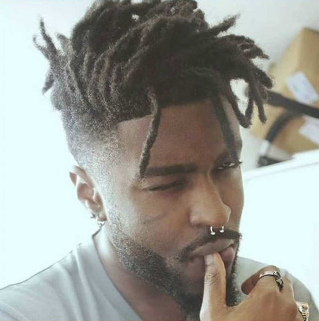 Mohawk with dreadlocks Mohawk with dreadlocks