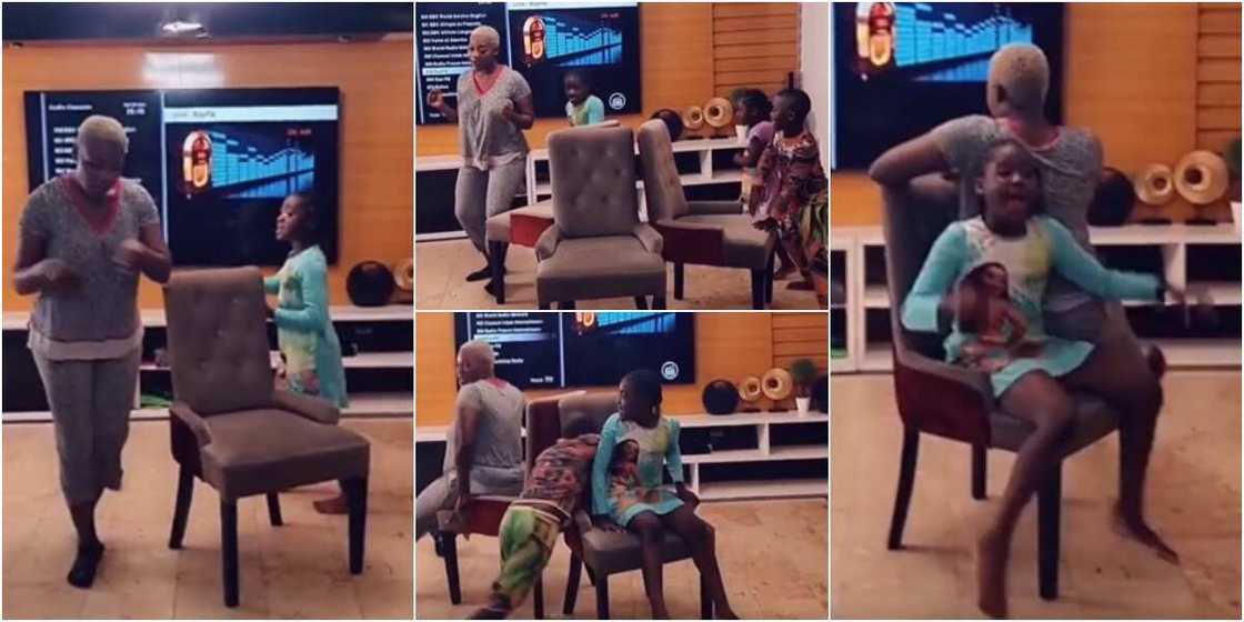 Mercy Johnson and her kids Mercy Johnson and her kids