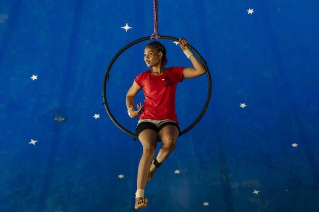 Marietou Thiam is the artistic director of Sencirk, Senegal's premier circus troupe