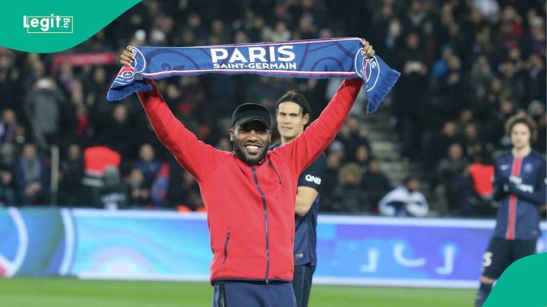 Jay Jay Okocha, Didier Domi, PSG, Paris, Rwanda, Visit Rwanda Jay Jay Okocha, Didier Domi, PSG, Paris, Rwanda, Visit Rwanda