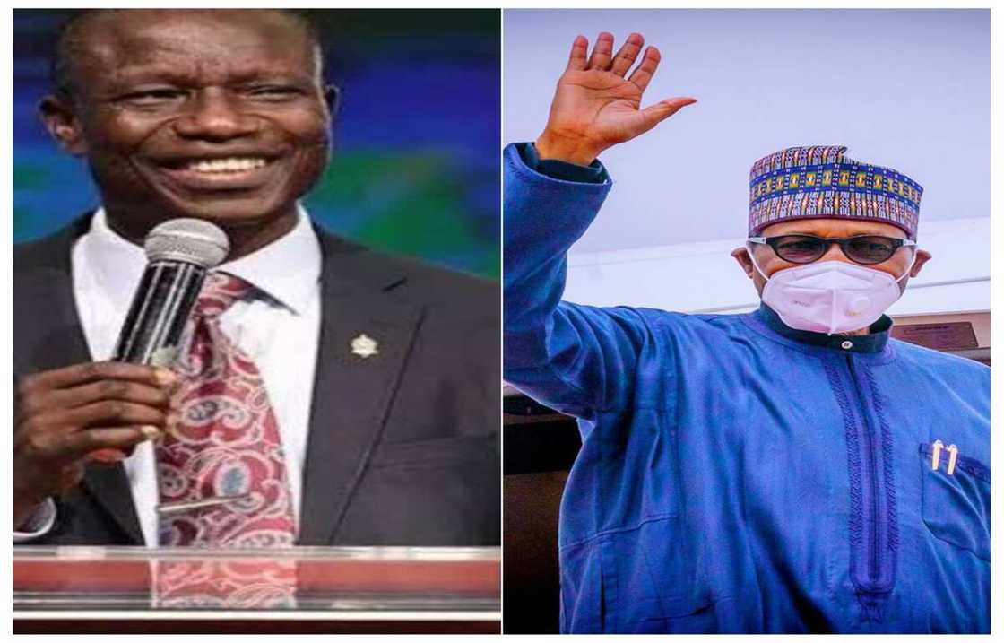 Kadaina wani Ɓoye-Ɓoye, Ka fito ka faɗa mana gaskiyar rashin lafiyar dake damunka, Bishop Wale Ga Buhari Kadaina wani Ɓoye-Ɓoye, Ka fito ka faɗa mana gaskiyar rashin lafiyar dake damunka, Bishop Wale Ga Buhari