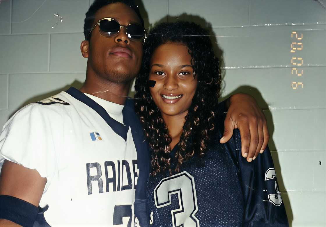 Ciara poses with Lakyle Thomas