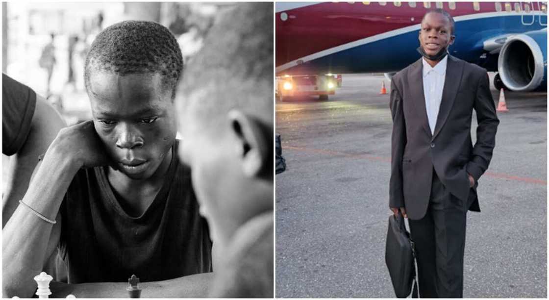 Photos of a Nigerian boy who got transformed. Photos of a Nigerian boy who got transformed.