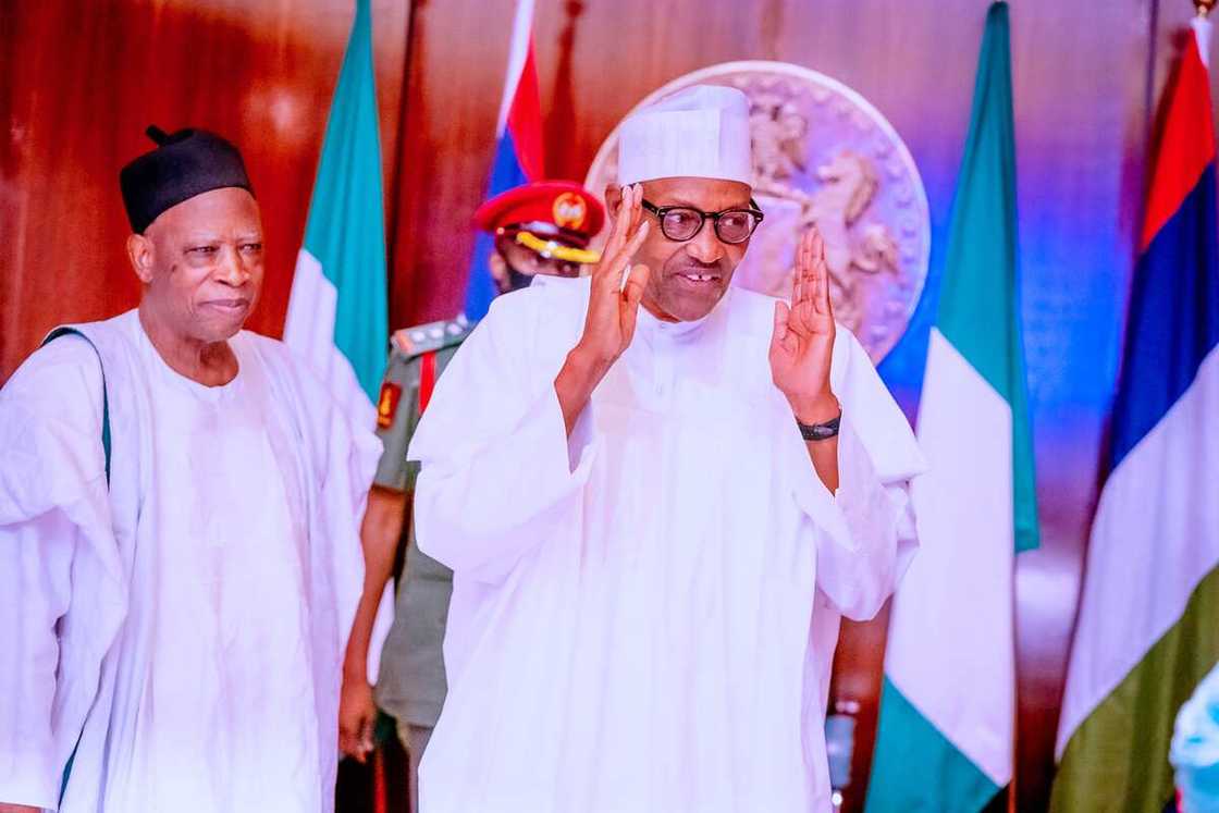 Shugaban ƙasa, Muhammadu Buhari. Shugaban ƙasa, Muhammadu Buhari.