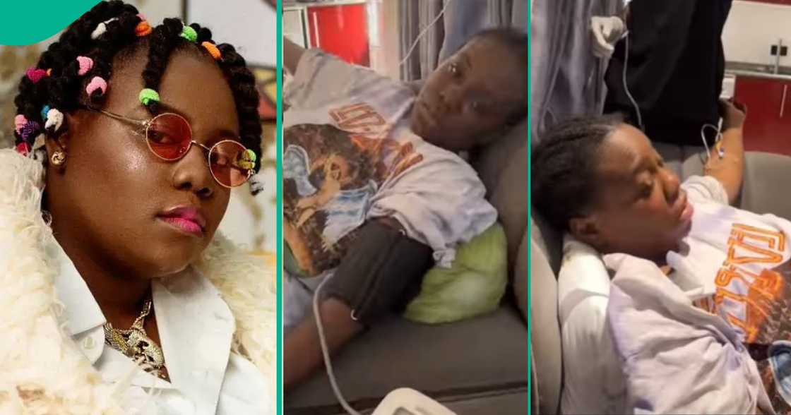 Nigerian singer Teni reveals she was down with malaria. Nigerian singer Teni reveals she was down with malaria.