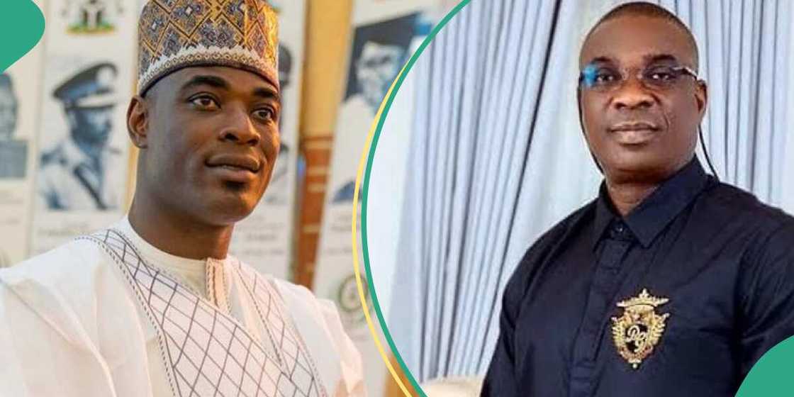 K1 and his lookalike son Abiola Marshal K1 and his lookalike son Abiola Marshal