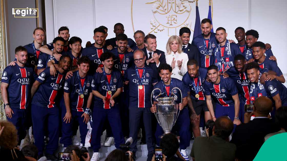 France, Emmanuel Macron, PSG, Paris, Brigitte Macron, Elysee presidential palace France, Emmanuel Macron, PSG, Paris, Brigitte Macron, Elysee presidential palace