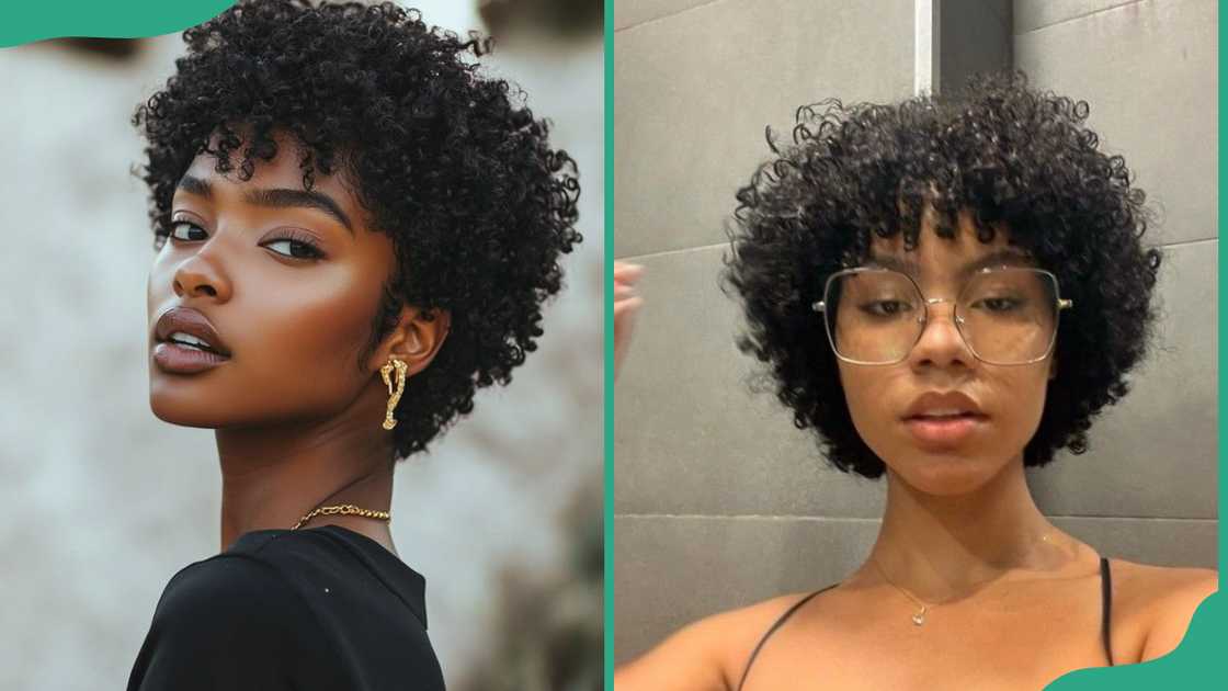Tapered natural cut Tapered natural cut