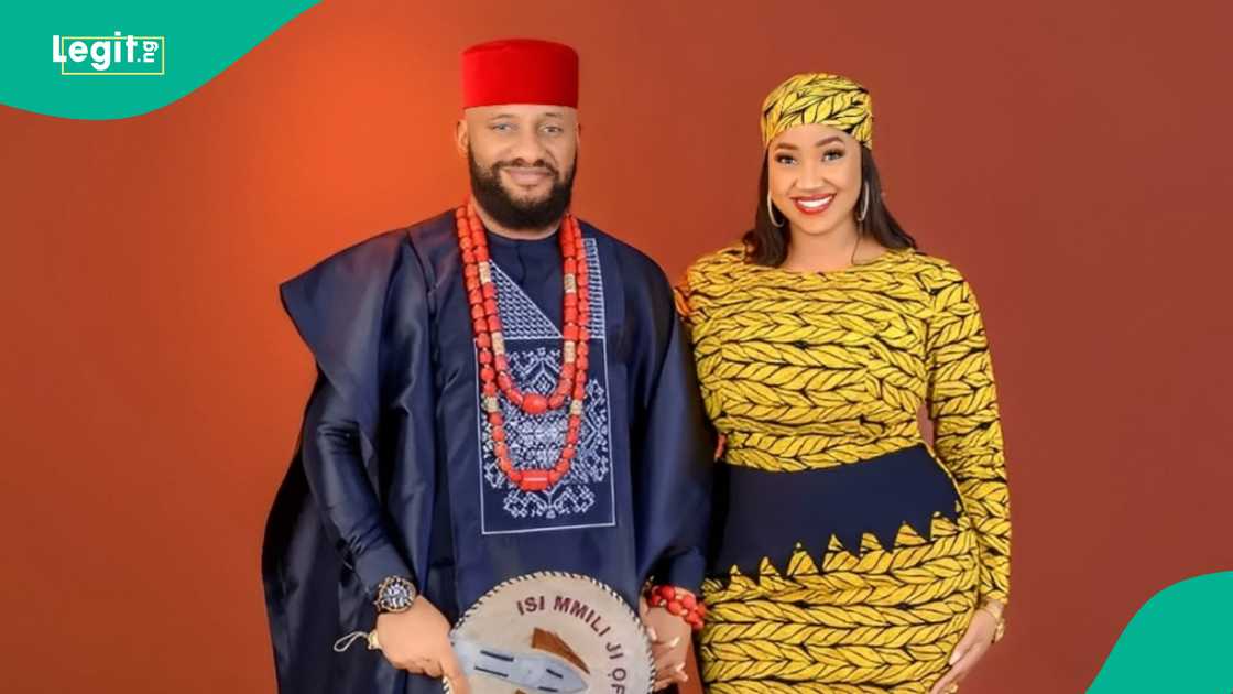 Yul Edochie's wife shares video with son, fans react Yul Edochie's wife shares video with son, fans react