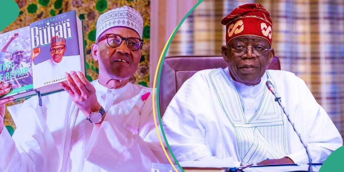 Tinubu ya hadu da Buhari a Abuja