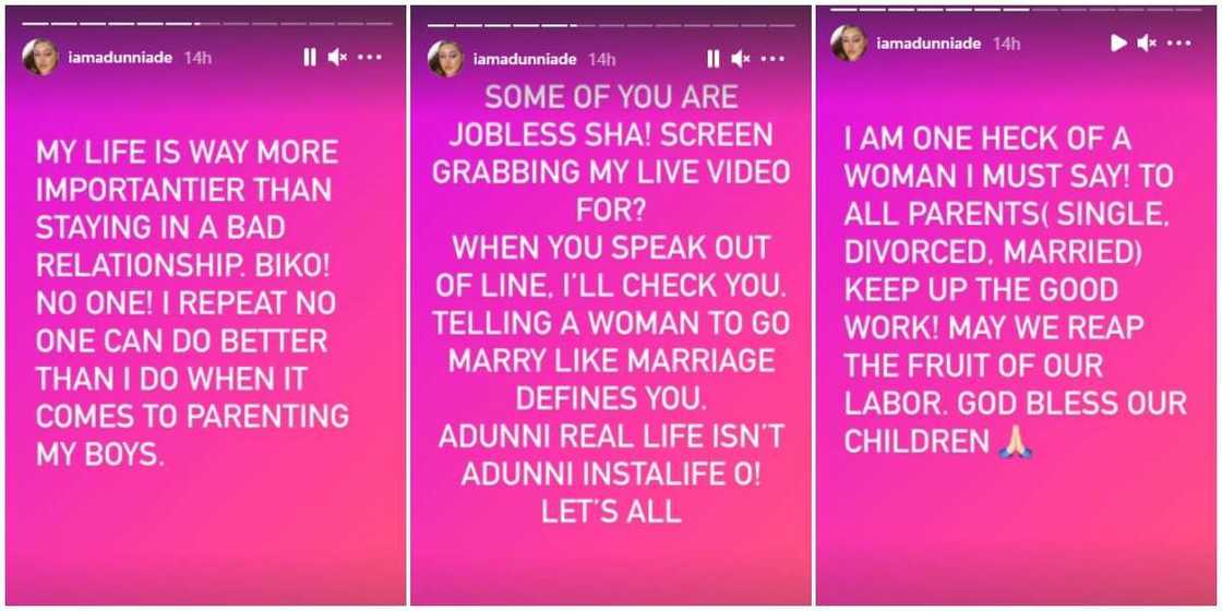 Nollywood actress Adunni Ade reacts after troll advised her to get married Nollywood actress Adunni Ade reacts after troll advised her to get married