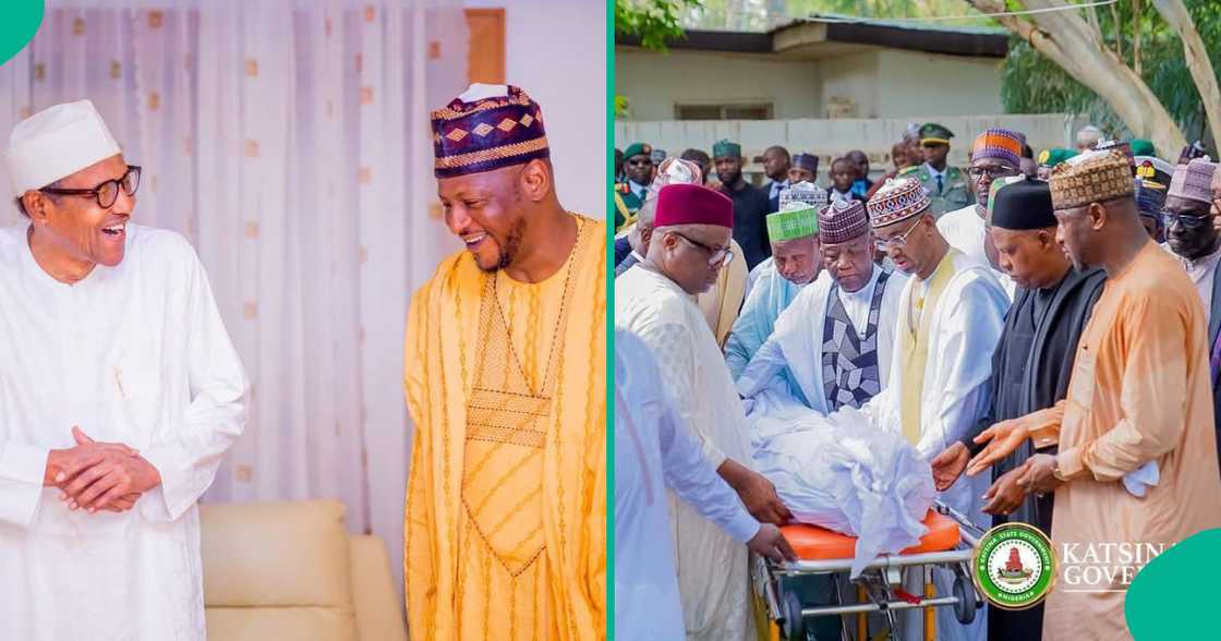 A Nigerian man shares his observation about Katsina state governor, Dikko Umaru Radda, during the burial of ex-president Muhammadu Buhari in Daura. A Nigerian man shares his observation about Katsina state governor, Dikko Umaru Radda, during the burial of ex-president Muhammadu Buhari in Daura.