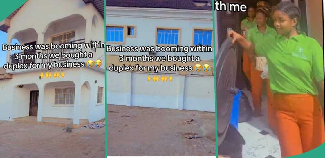 Lady buys her own shop. Lady buys her own shop.