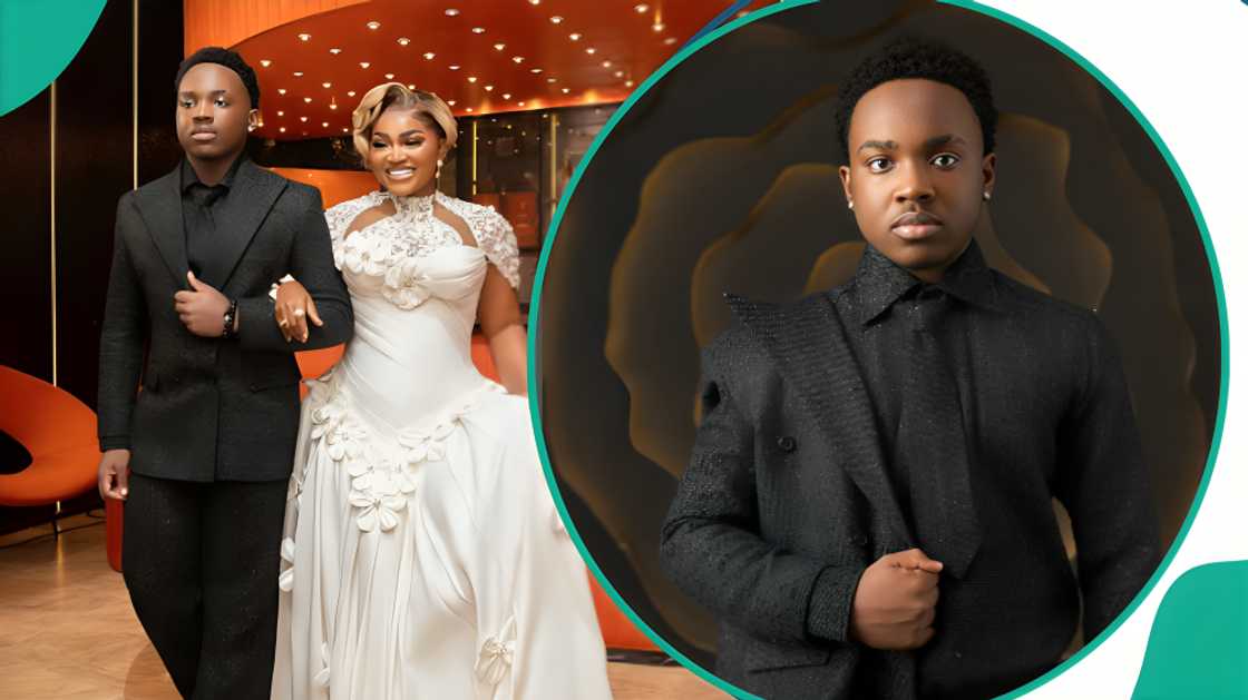 Mercy Aigbe gushes over son Juwon’s impressive hosting debut at movie premiere Mercy Aigbe gushes over son Juwon’s impressive hosting debut at movie premiere