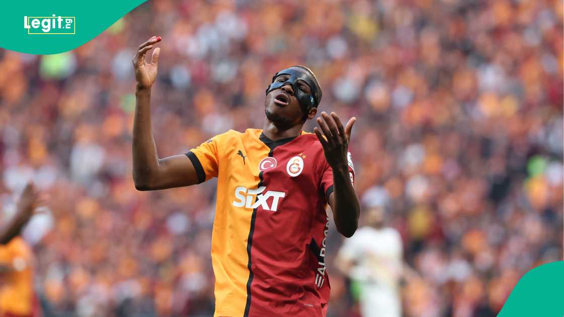 Victor Osimhen, Galatasaray, Kayserispor, Rams Park, Istanbul, Turkiye, Super Lig. Victor Osimhen, Galatasaray, Kayserispor, Rams Park, Istanbul, Turkiye, Super Lig.