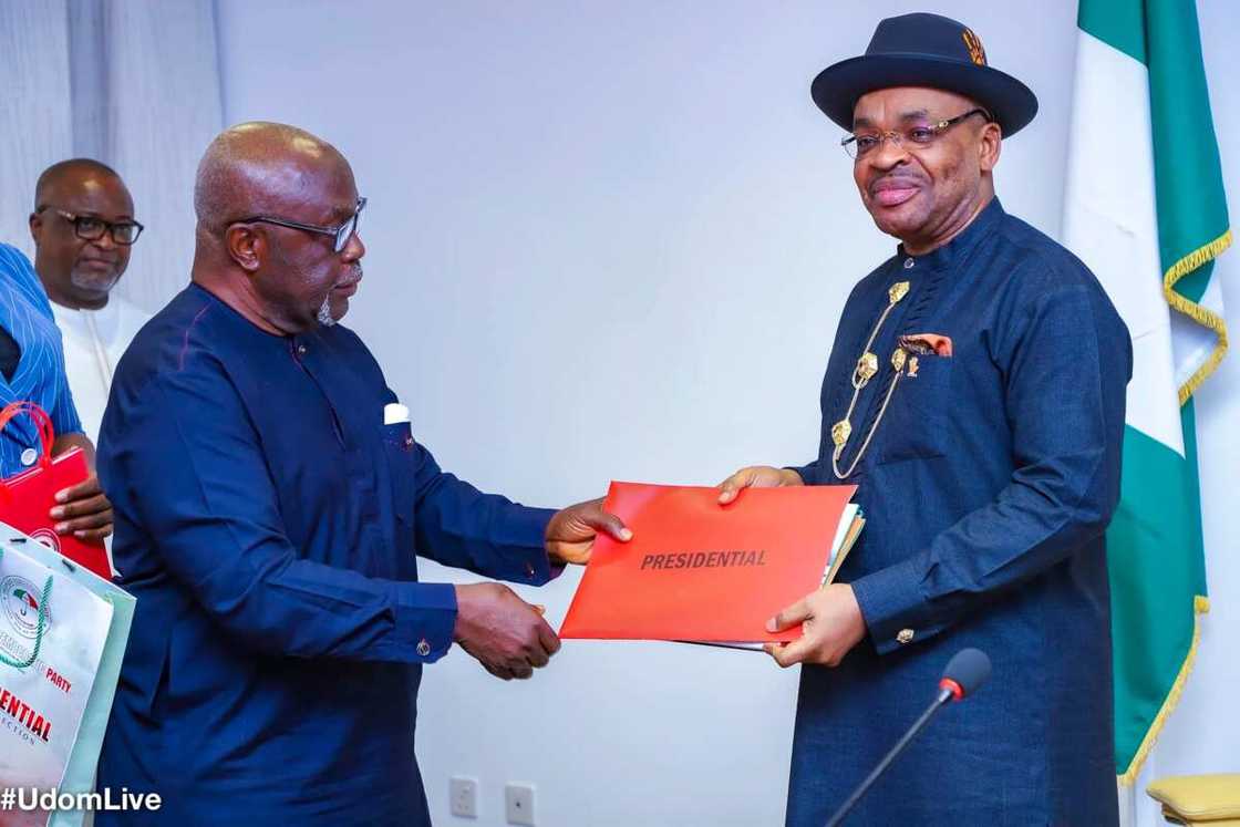 2023 general election, PDP, Governor Udom Emmanuel