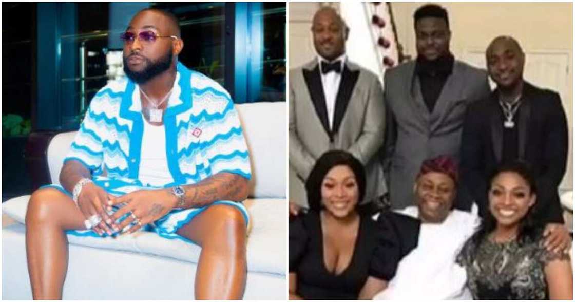 Nigerian singer Davido and his family Nigerian singer Davido and his family